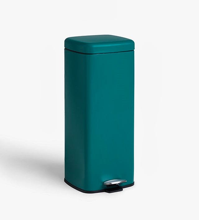 John Lewis Pedal Bin, 30L, Bottle Green, £36