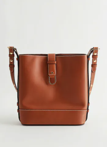 Soft Leather Bucket Bag