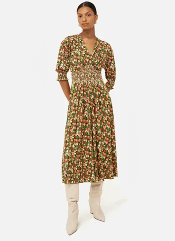 Carnation Smocked Jersey Dress