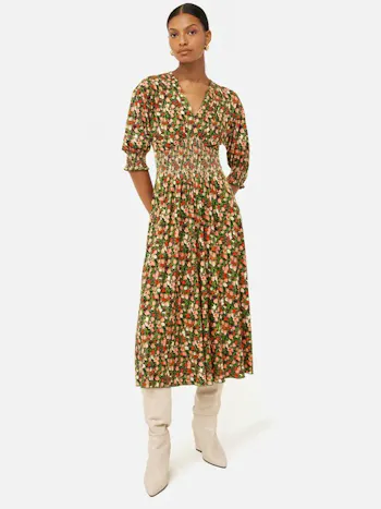 Carnation Smocked Jersey Dress