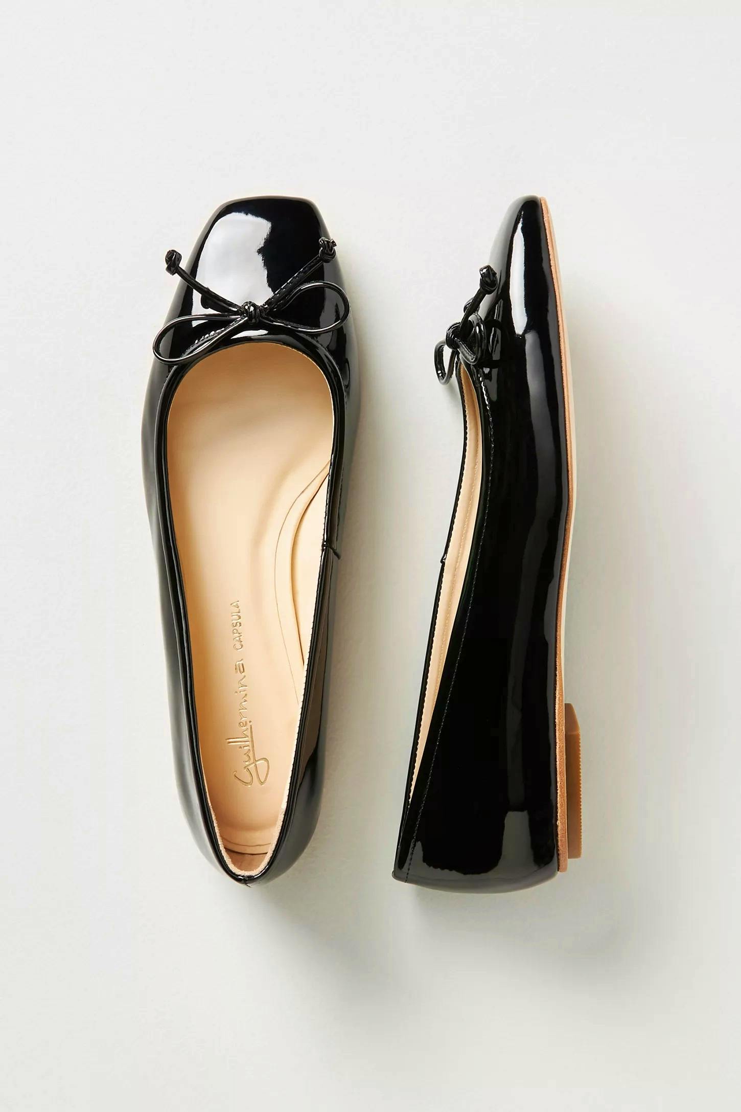 Guilhermina Square-Toe Ballet Flats £80