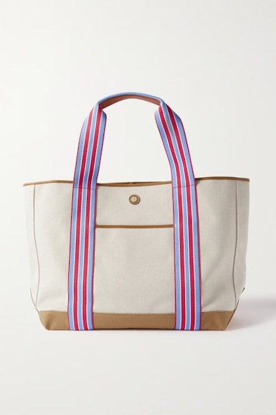 Paravel Cabana Leather And Canvas Tote, £185
