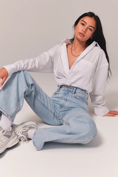 Abercrombie High Rise 90s Relaxed Jeans, £72