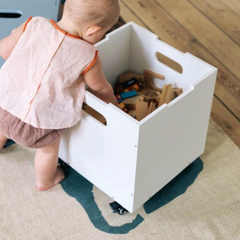 Scandiborn Nofred Wooden Cube Storage – Sand, NOW £52.50