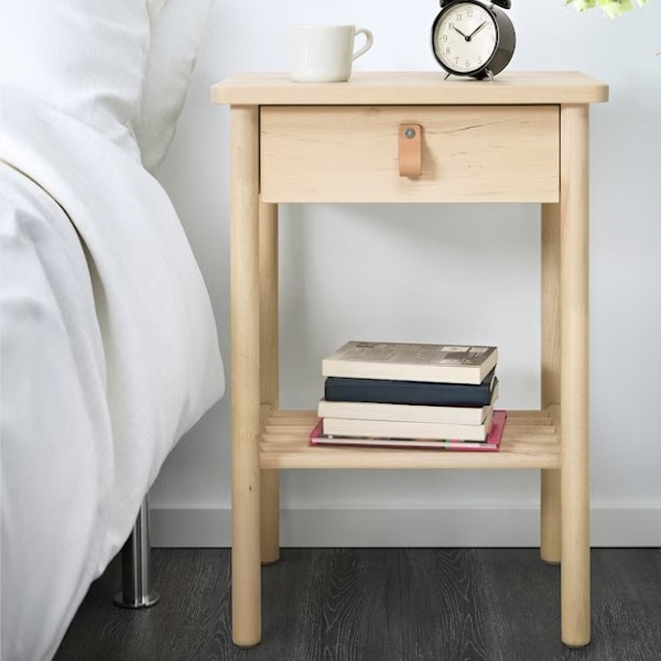IKEA BJÖRKSNÄS Bedside Table, Birch, £99