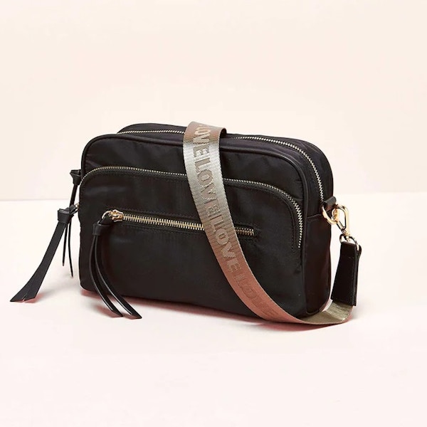 Mint Velvet Black Nylon Crossbody Bag, £59