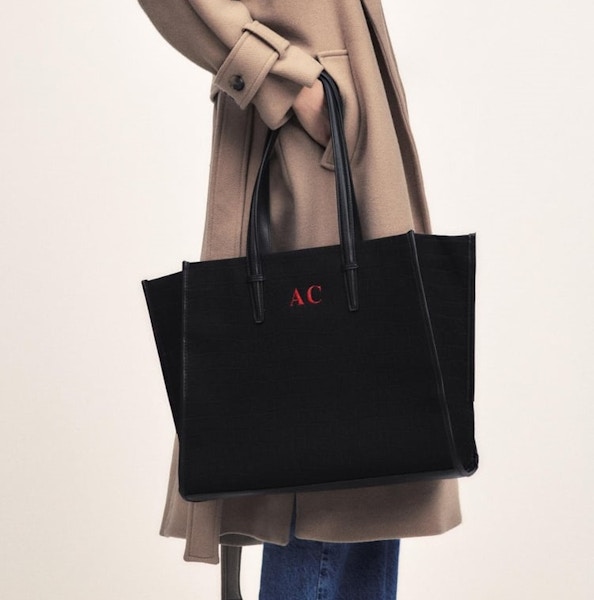 Zara Mock Croc Tote Bag, £32.99