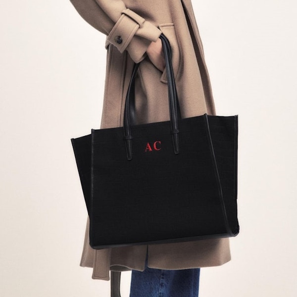 Zara Mock Croc Tote Bag, £32.99