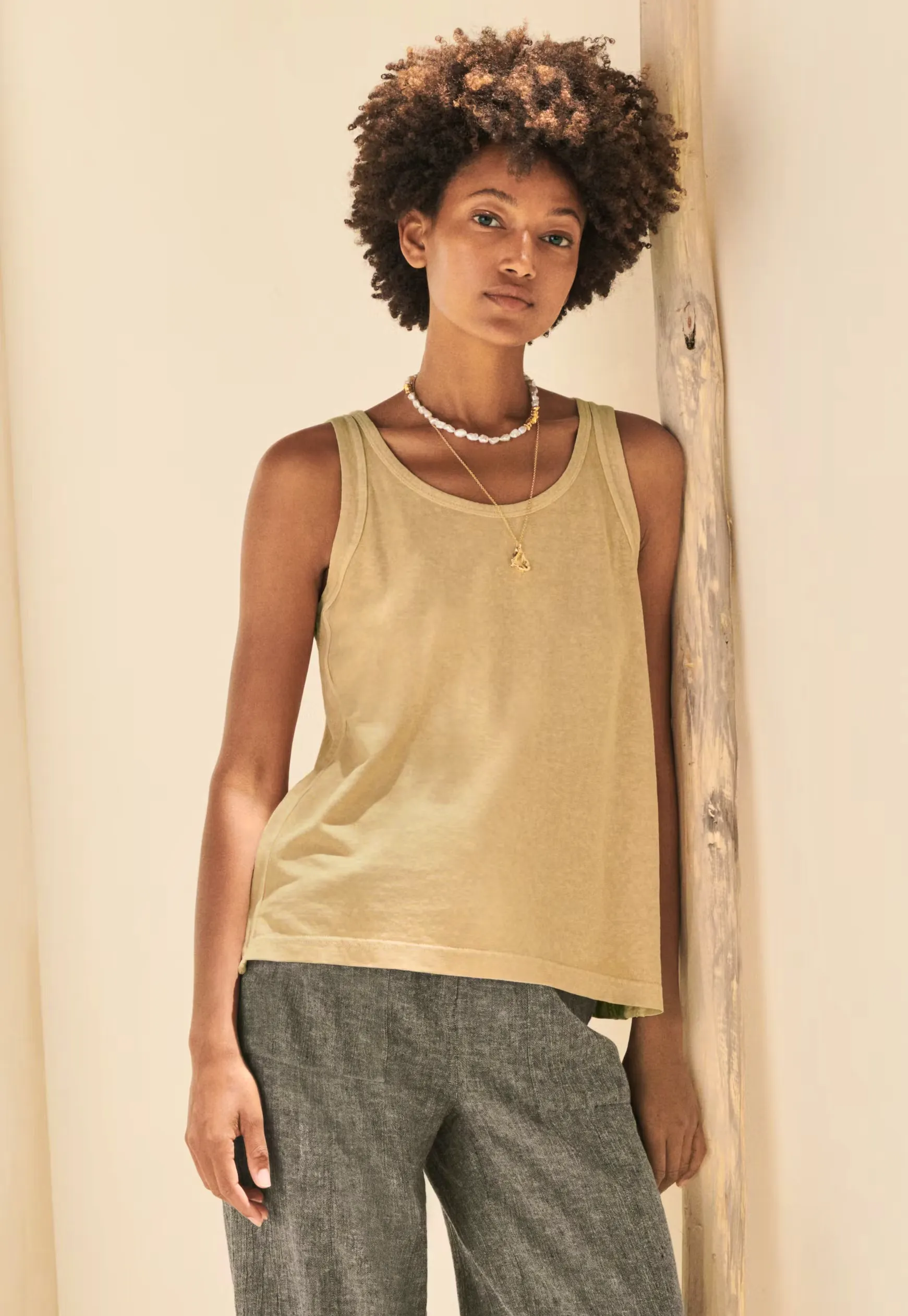 Panelled Vest £49