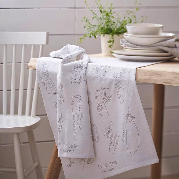 The White Company Eat The Seasons Tea Towels – Set Of 2, £18