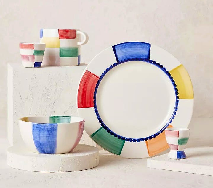 Anthropologie Anna + Nina Checkered Dinner Plate, £30