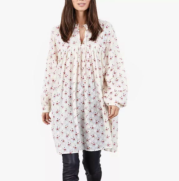 Lolly’s Laundry Georgia Floral Shirt Oversize Dress, NOW £48