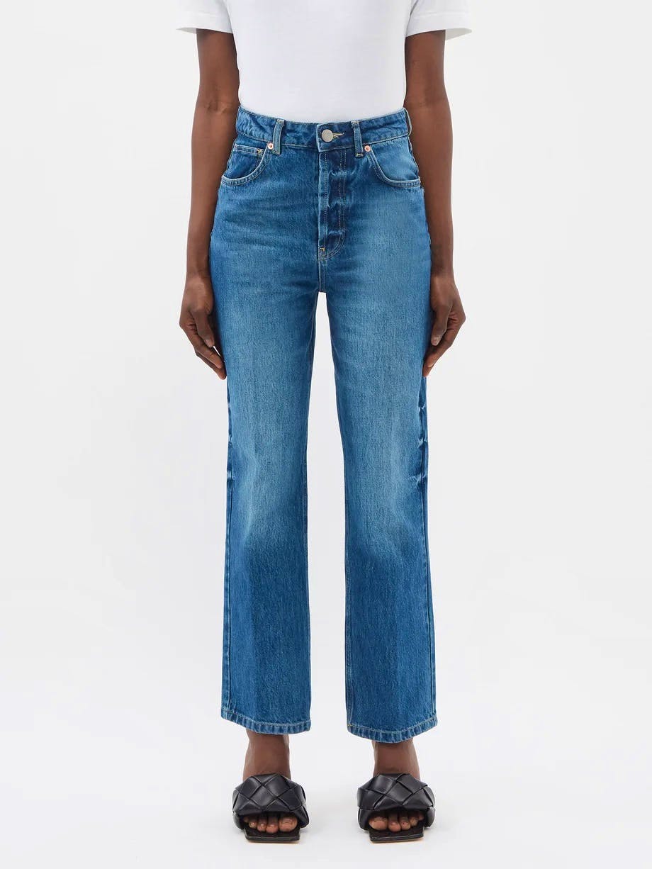 Raey Organic-Cotton, Straight Leg Jeans, £160