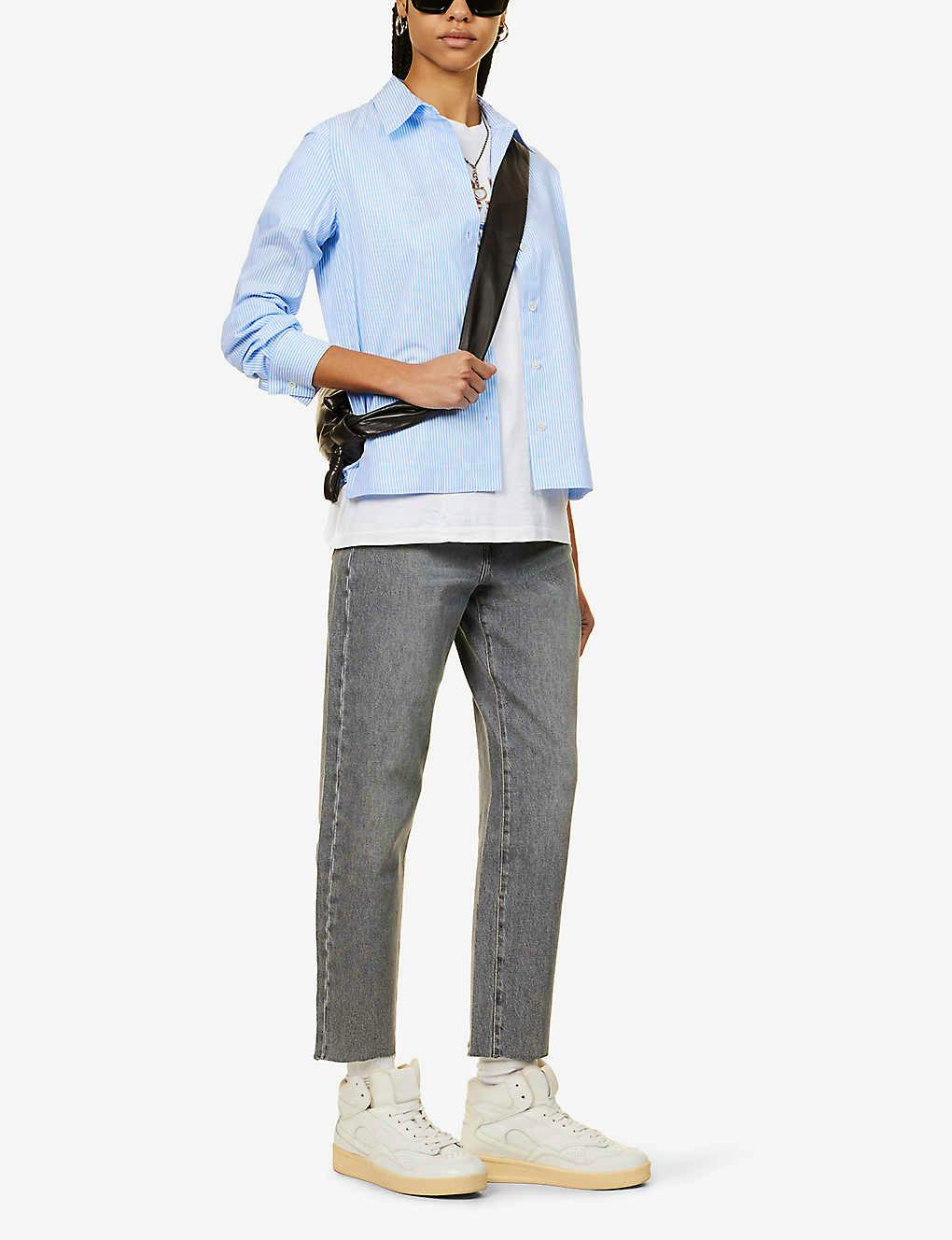 7 For All Mankind The Modern Straight-Leg Mid-Rise Stretch-Denim Jeans, £180