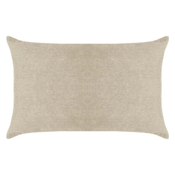 Nkuku Adya Linen Housewife Pillowcase Pair – Natura, £40