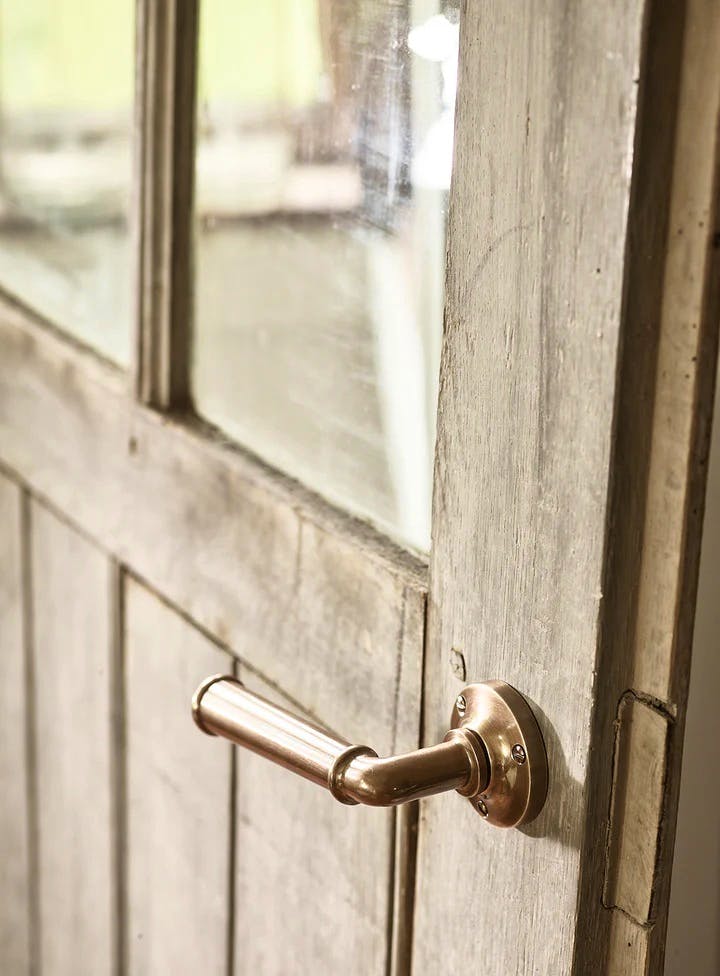 Grove Levered Door Handles, Antique Brass £69