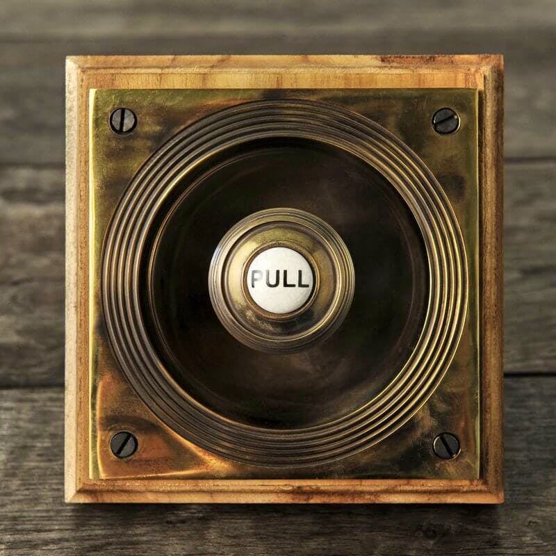 Vicarage Bell Pull – Brass £182.50