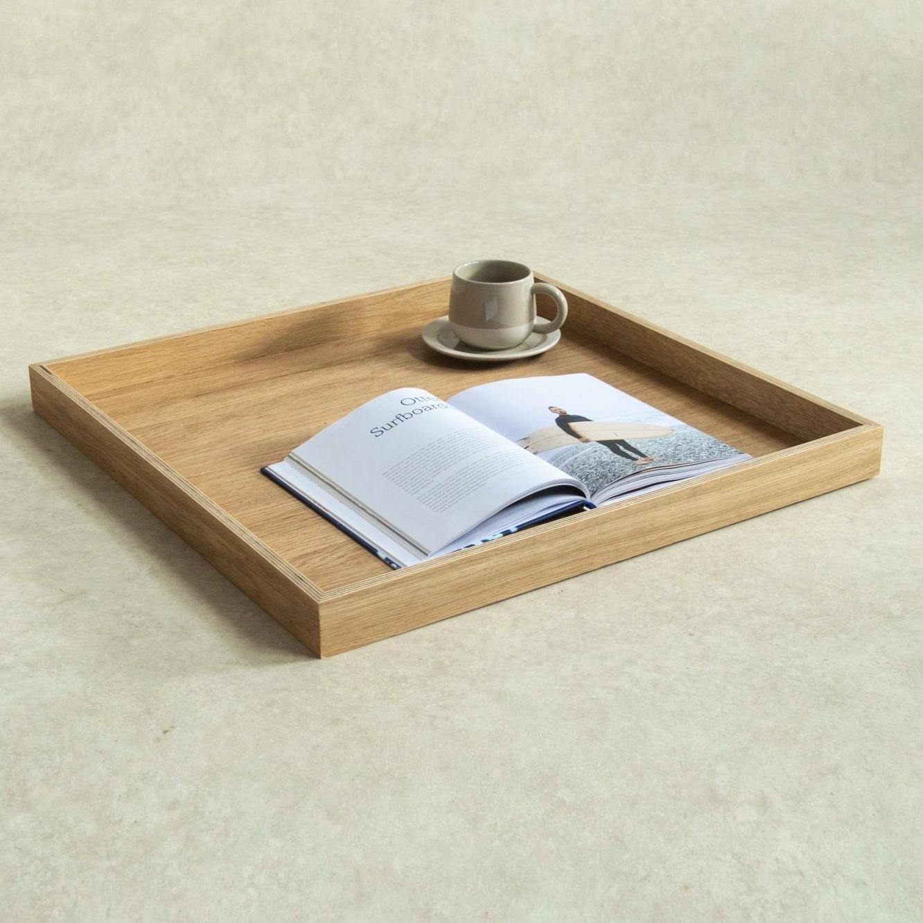 Made Ply Hand Oak Ottoman Serving Tray, £60