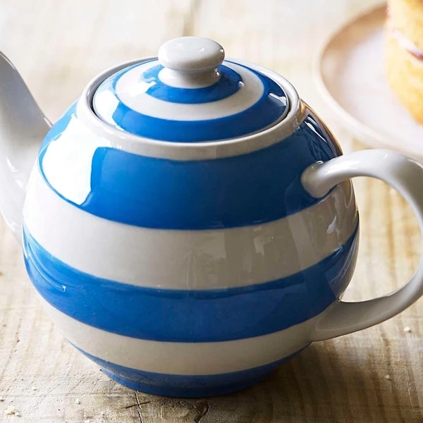 Cornishware Blue Large Betty Teapot, £55