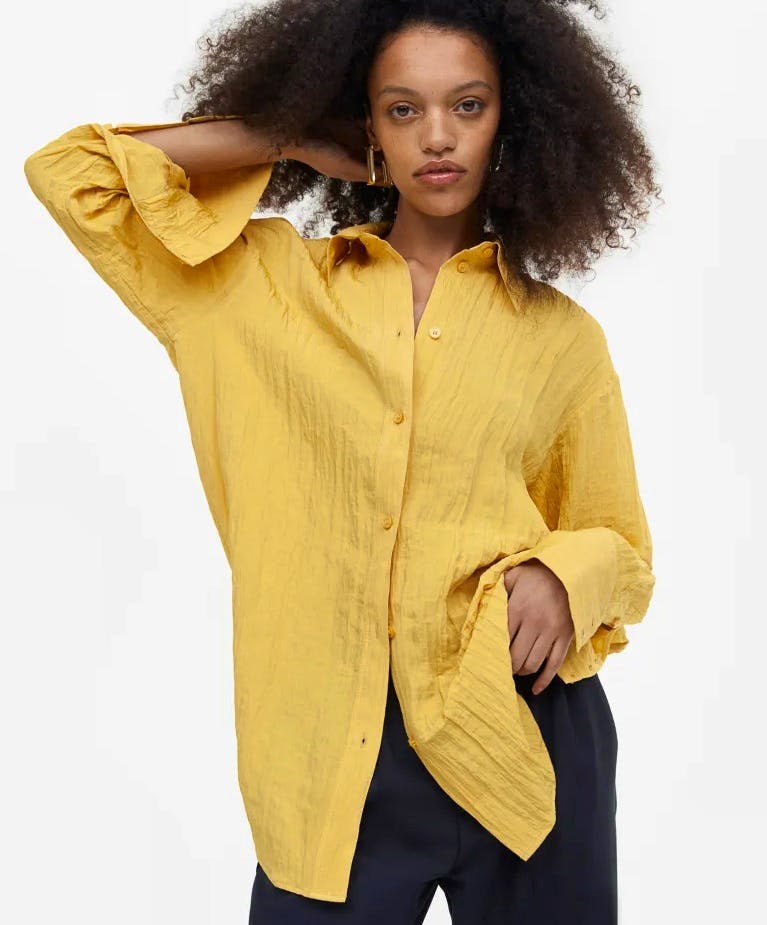 H&M Crinkled Shirt, £19.99