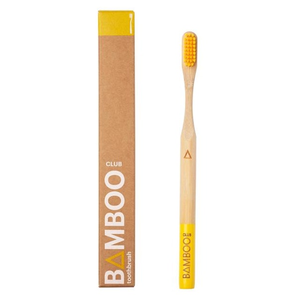 Ocado Bamboo Club Yellow Adult Toothbrush, £4
