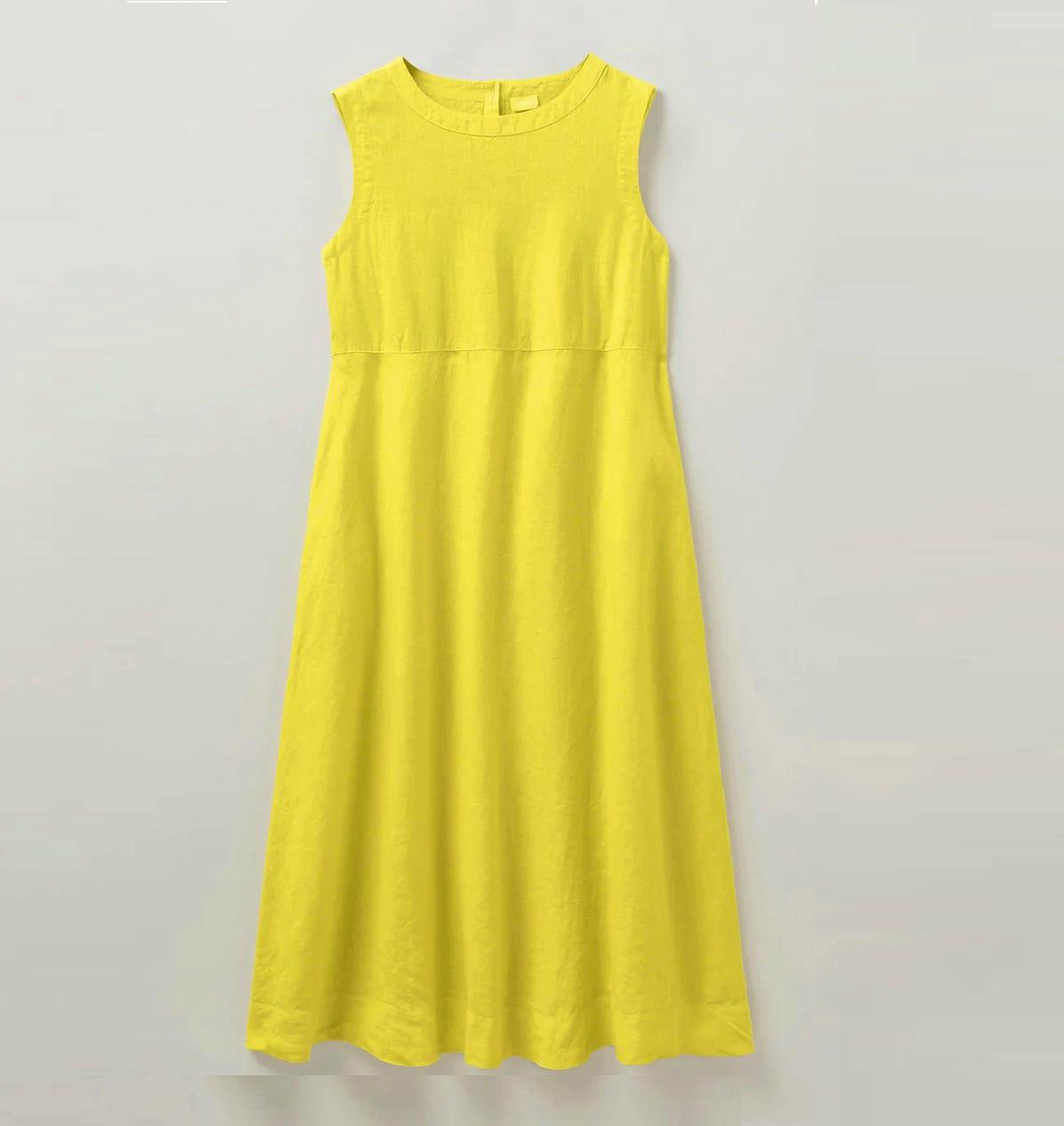 TOAST Garment Dyed Linen Easy Dress, £130