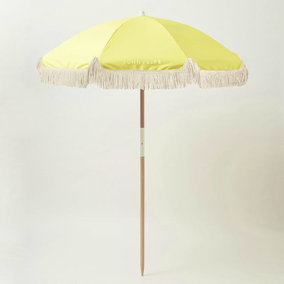 Sunnylife Luxe Beach Umbrella – Limoncello, NOW £87.10