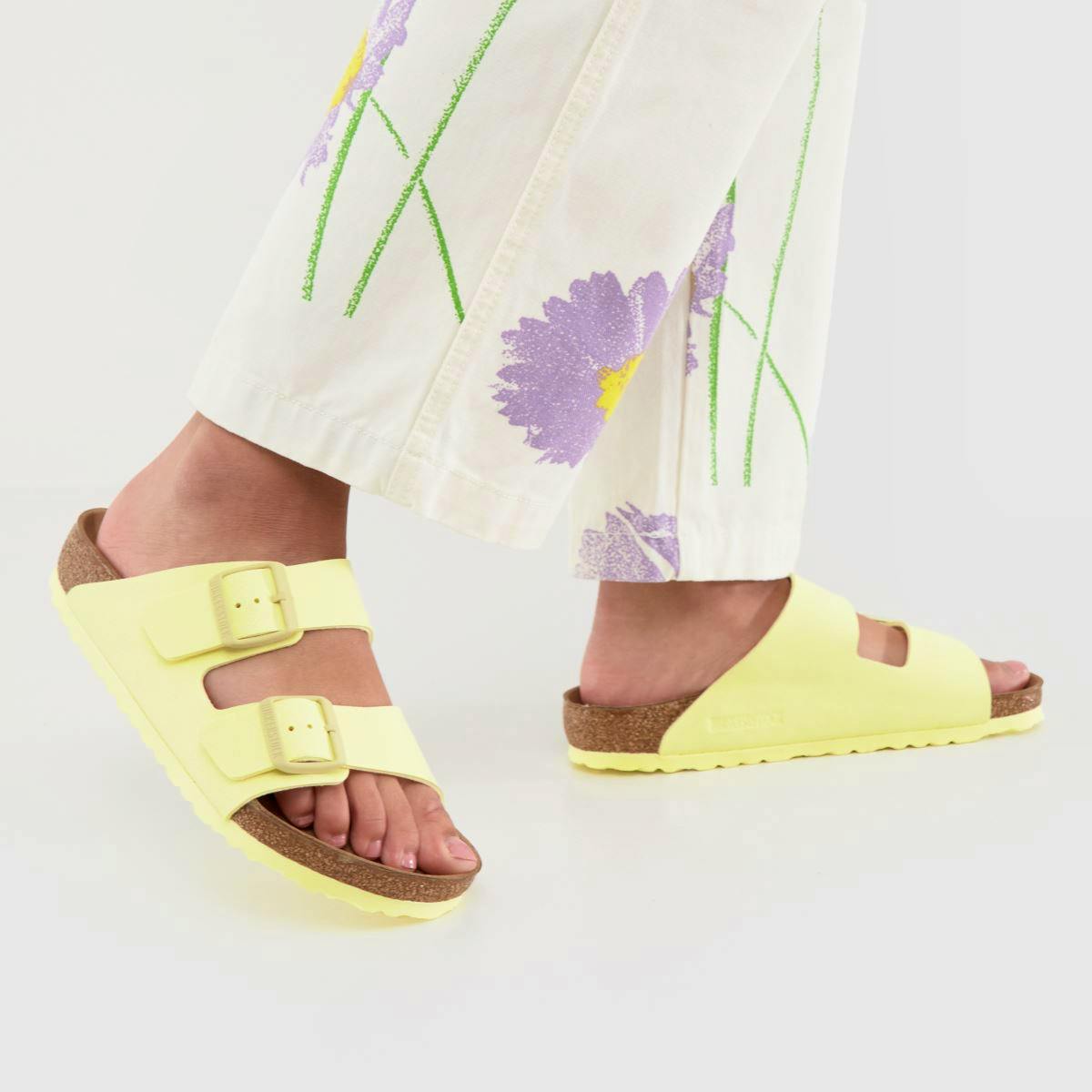 Birkenstock Yellow Arizona Vegan Sandals, £75