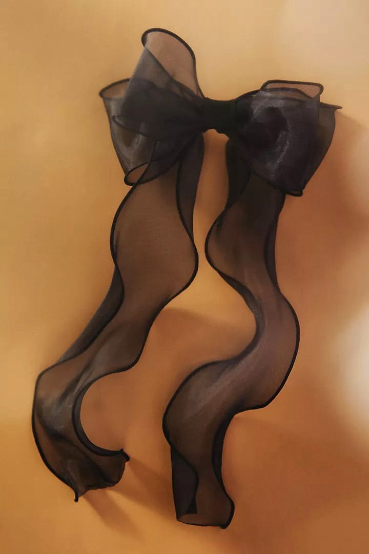 Anthropologie Chiffon Bow Barrette Hair Clip, £18