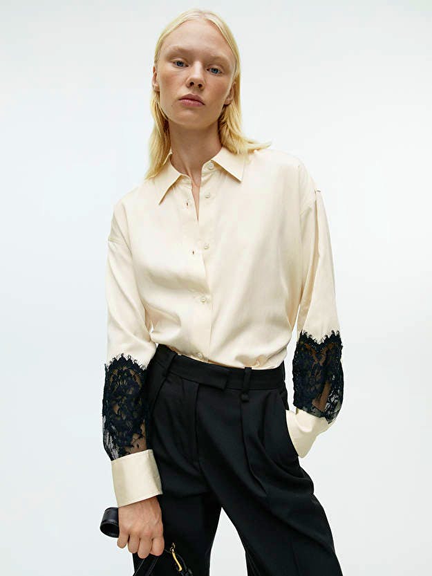 Arket Lace Detail Shirt, £79