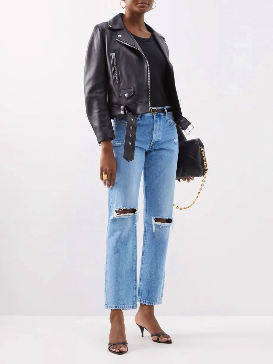 Frame Le Slouch Distressed Jeans, £245