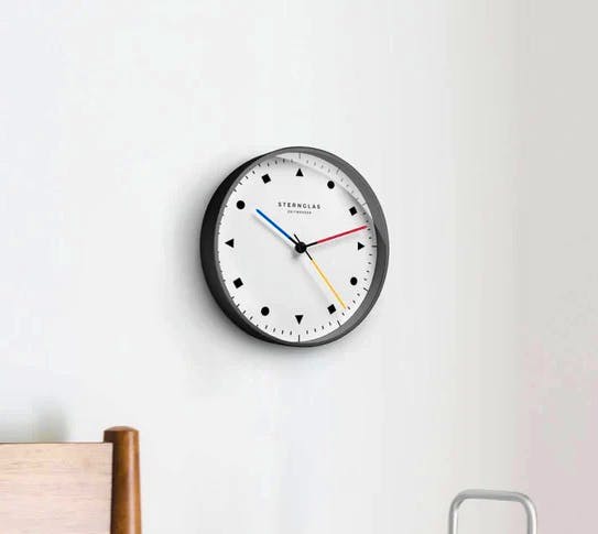 Sternglas Clock Zirkel Edition Bauhaus. £99