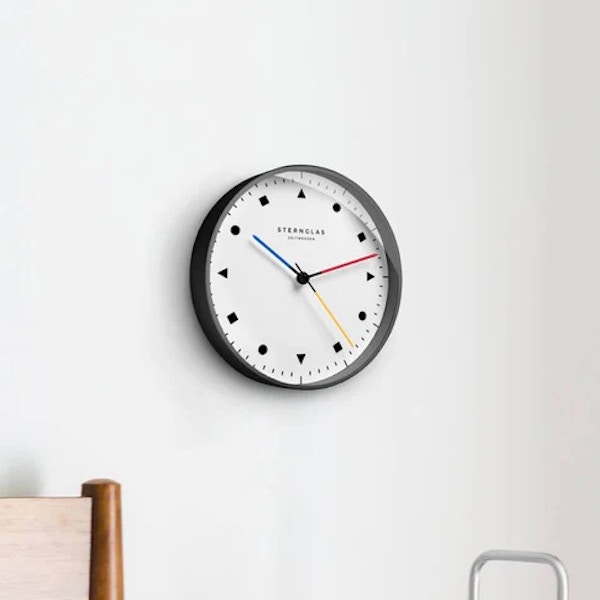 Sternglas Clock Zirkel Edition Bauhaus. £99