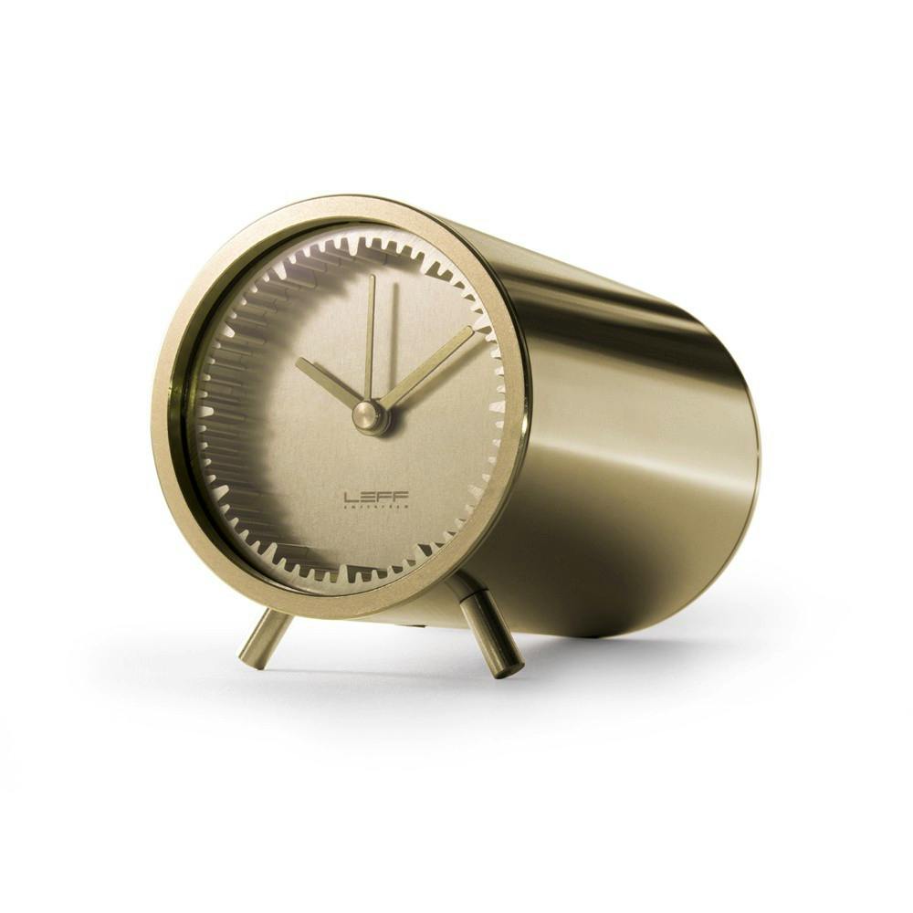 Leff Amsterdam X Piet Hein Eeek Tube Clock – Brass, £89.00