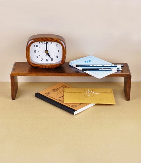 Objects Of Use Ibazen Urushi Lacquered Sakura Desk Clock, £370