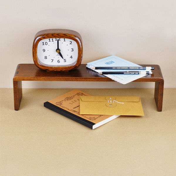 Objects Of Use Ibazen Urushi Lacquered Sakura Desk Clock, £370