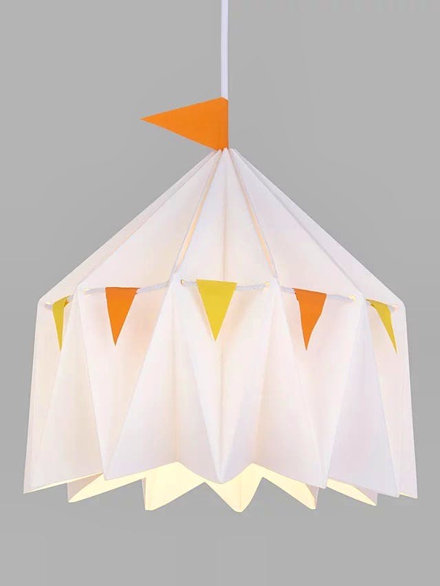 John Lewis Circus Pendant Lampshade, White, NOW £12.50