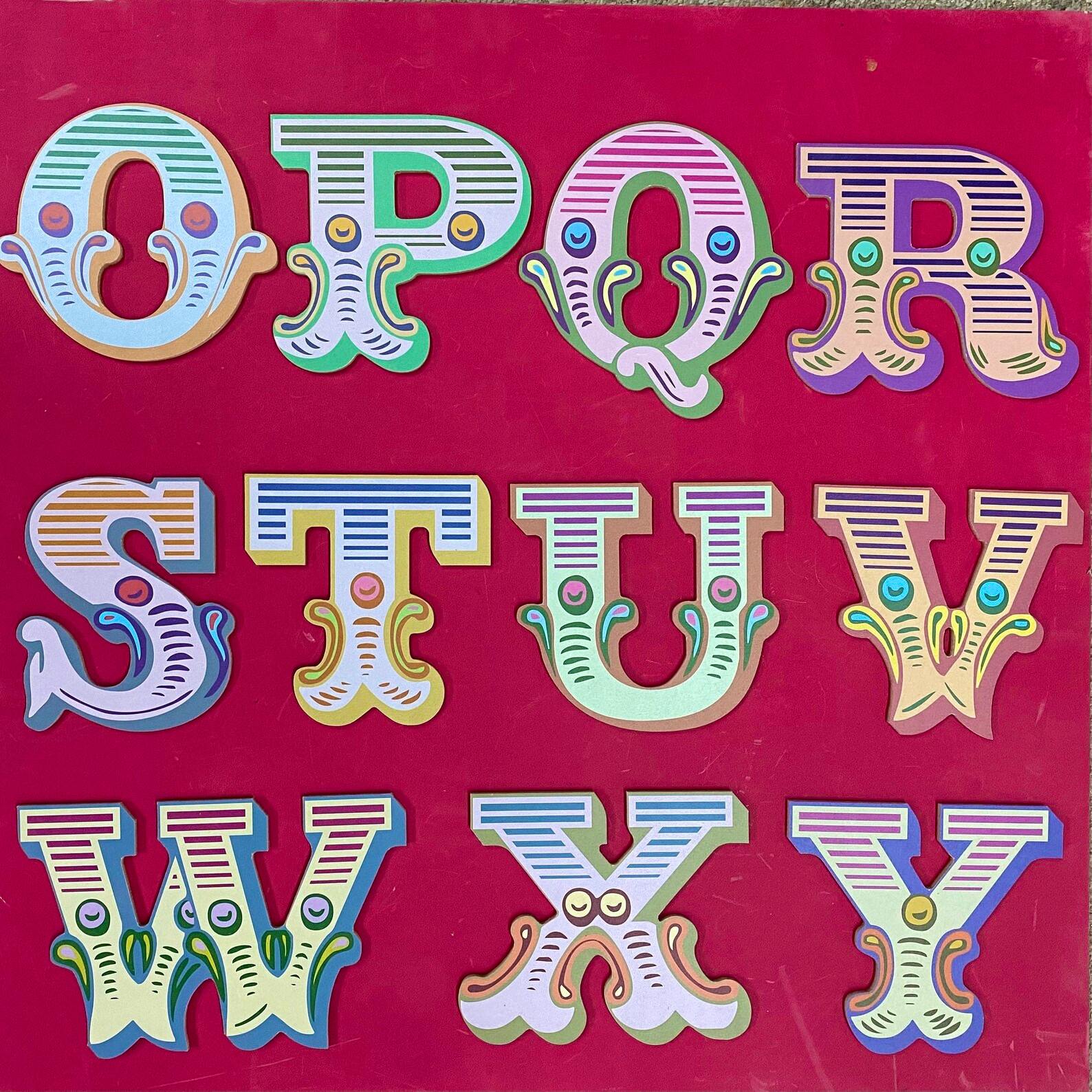 Etsy Circus Style Letters, £6