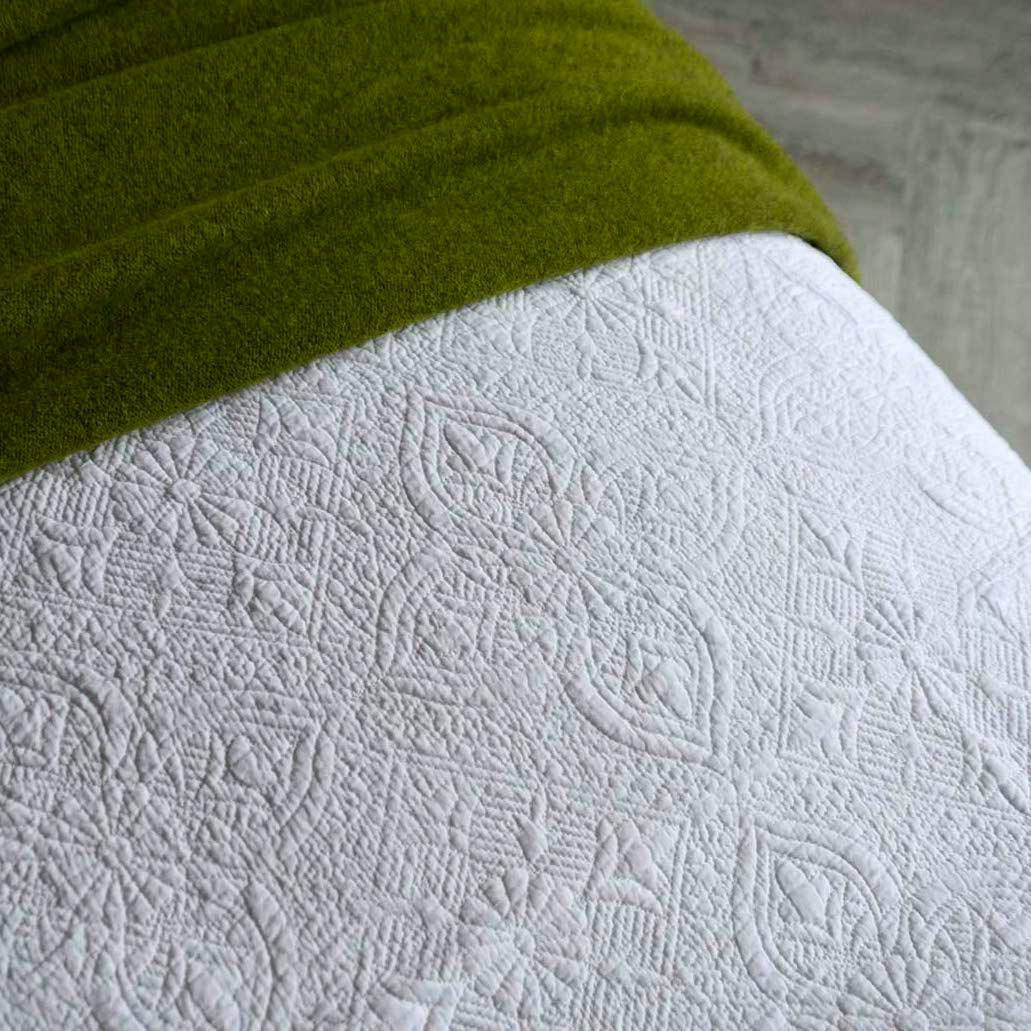 Natural Bed Company Vintage Embroidered White Bedspread, £145