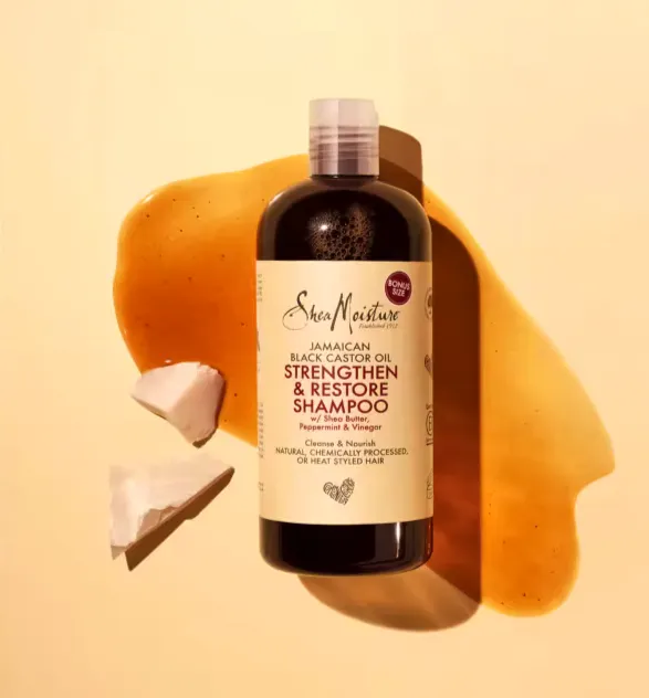 Shea Moisture Strengthen & Restore Shampoo, £12.99