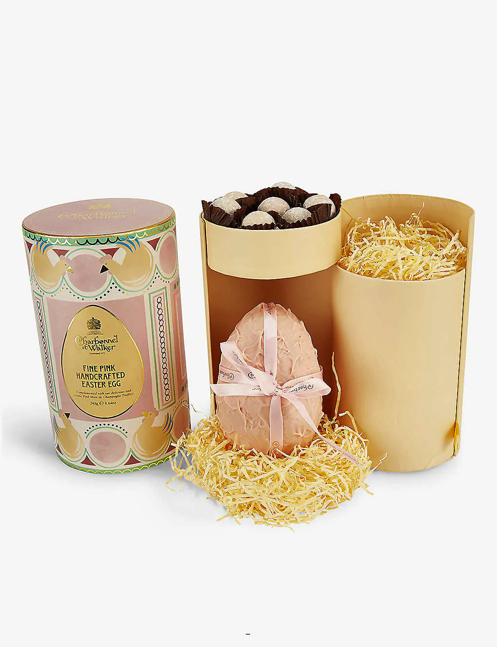 Charbonnel & Walker Pink Chocolate Easter Egg And Truffles, £35.99