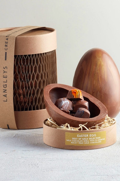 The Fine Food Hamper Langley/s Milk Chocolate Easter Egg £13.99