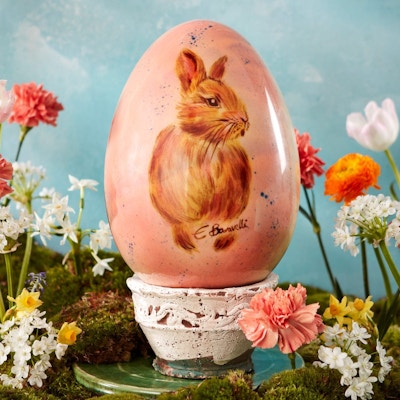 Fortnum & Mason Hand-Painted Bunny Easter Egg, £100