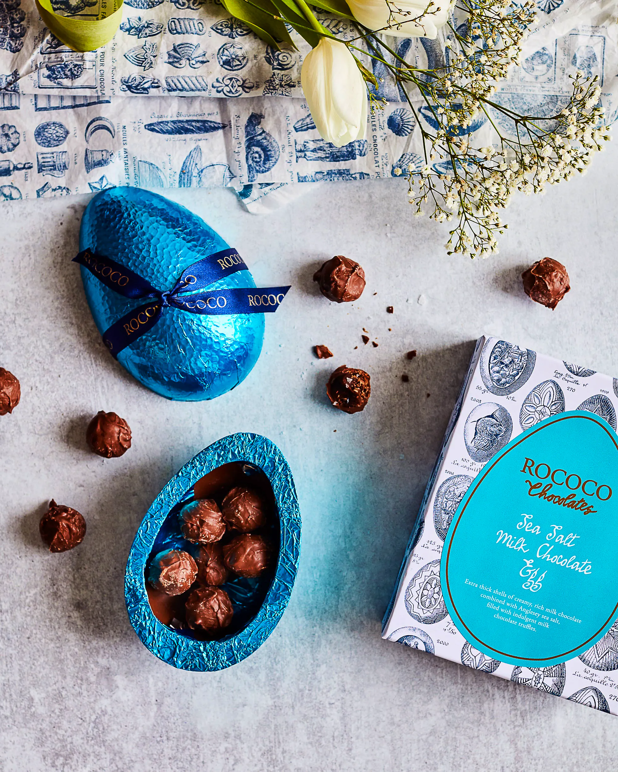 Rococo Sea Salt Milk Chocolate Easter Egg,  £35.95