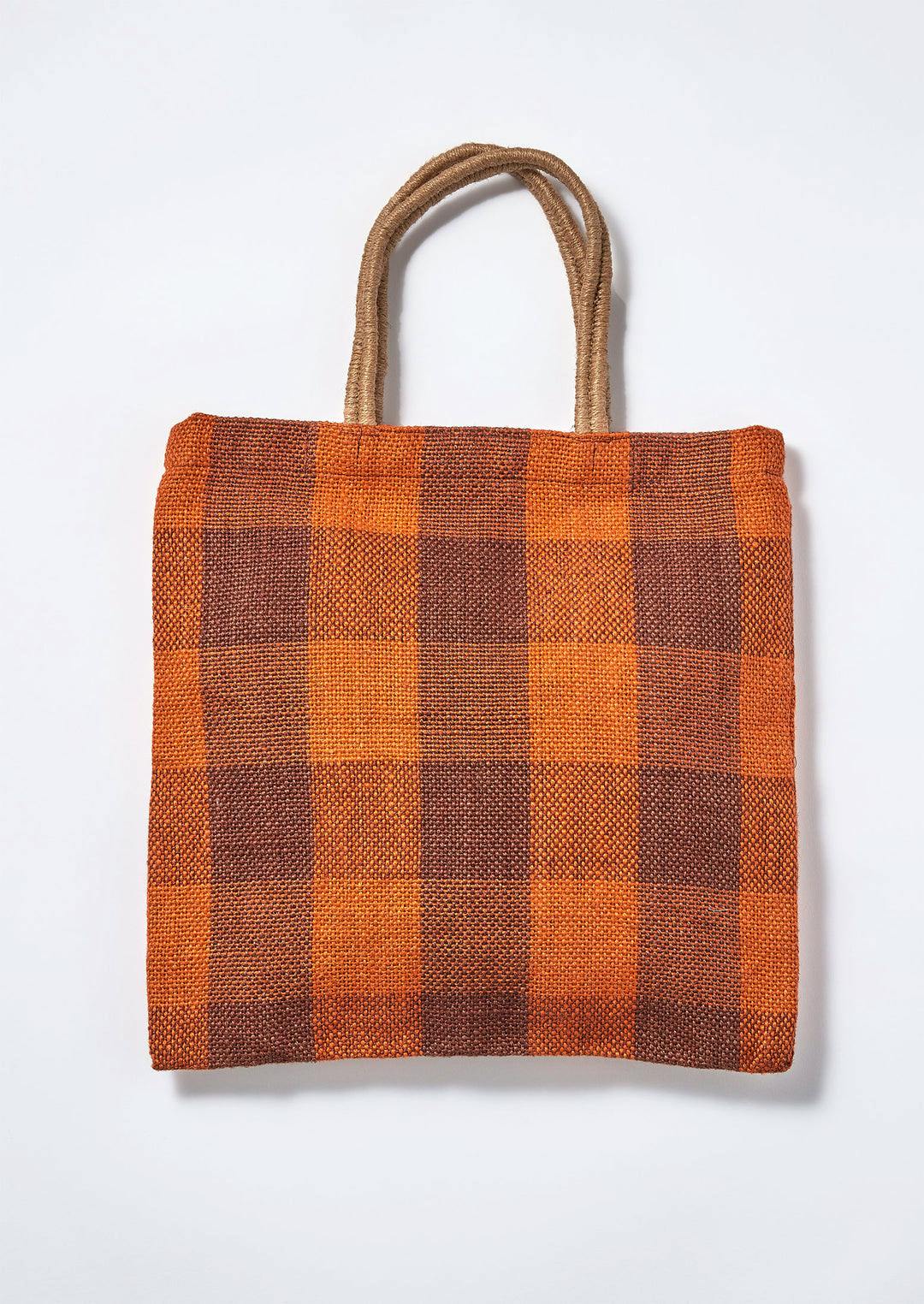 TOAST Check Jute Bag. £45