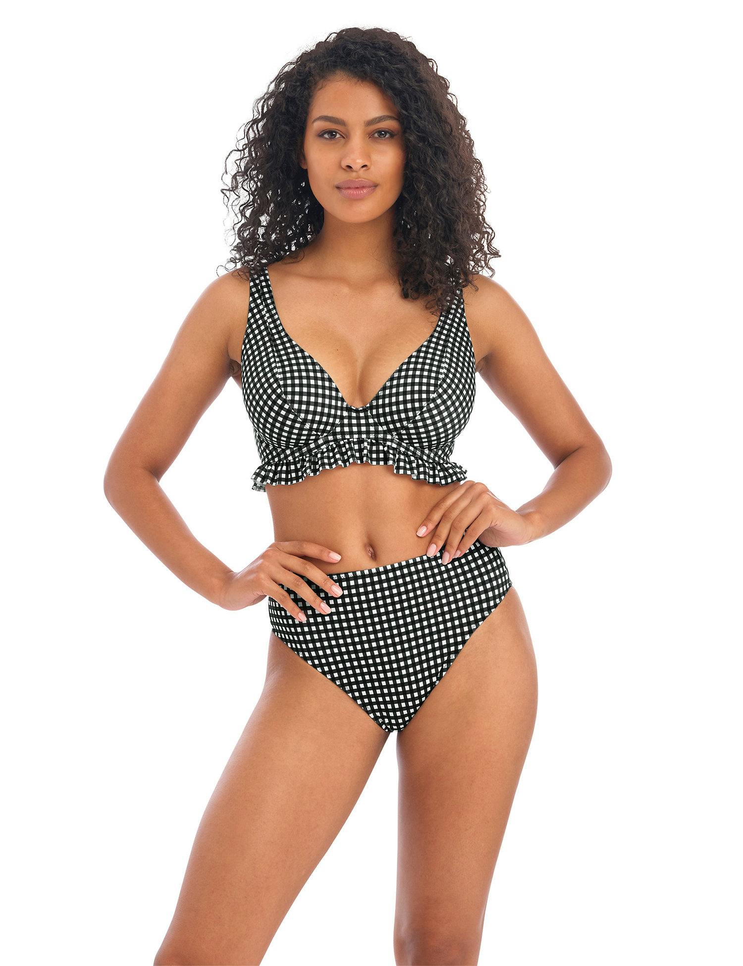 M&S Check In Gingham Wired Bikini Top, £40