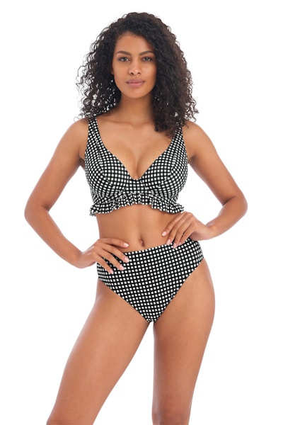 M&S Check In Gingham Wired Bikini Top, £40
