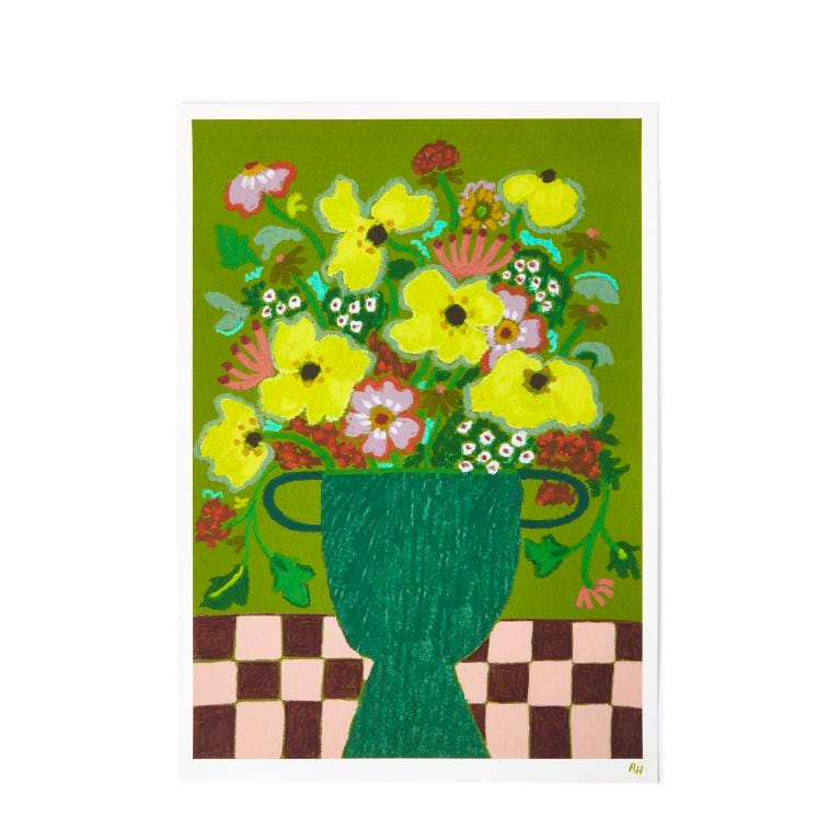 Rosie Harbottle Exclusive Check Please! Print, £85