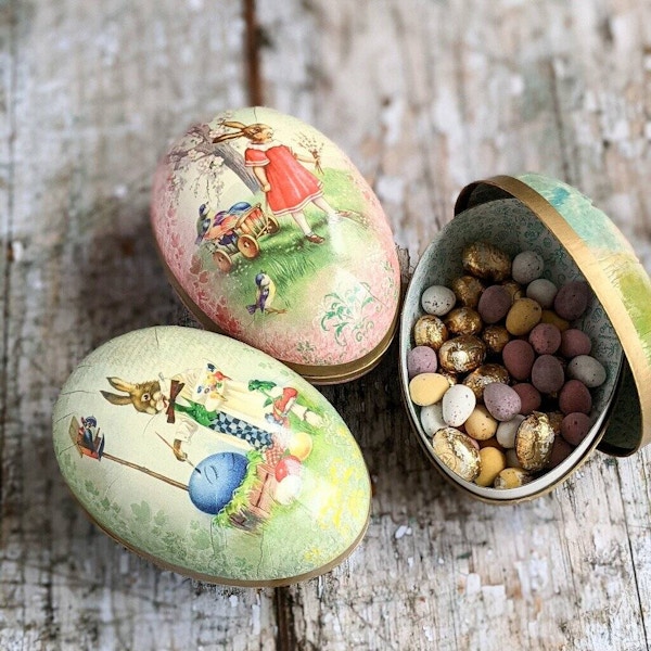 The Danes Easter Egg Paper Container Vintage Pastels, £9