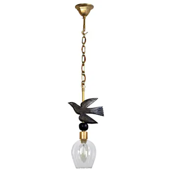 Bird In Flight Sculptural Pendant